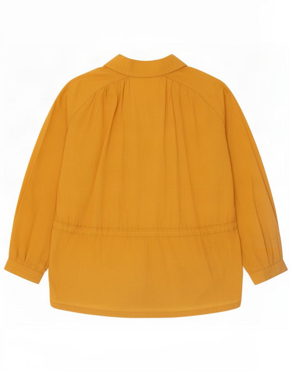 Vintage Womens Oversized Bomber Jacket EU 42 Large Yellow