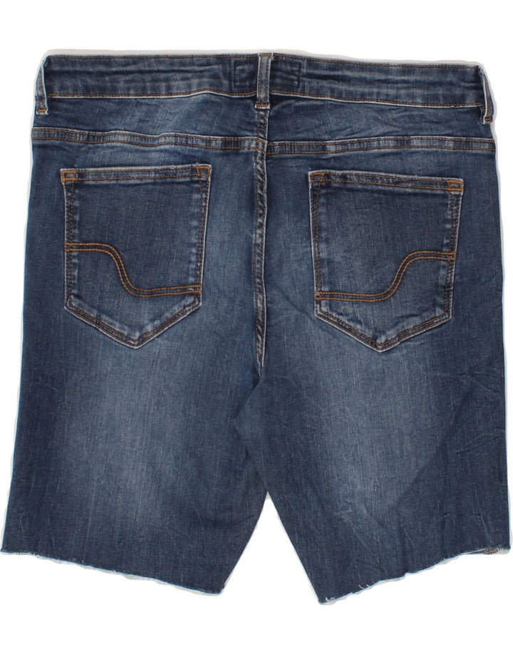 FAT FACE Womens Denim Shorts UK 12 Medium W28  Blue Vintage Fat Face and Second-Hand Fat Face from Messina Hembry 