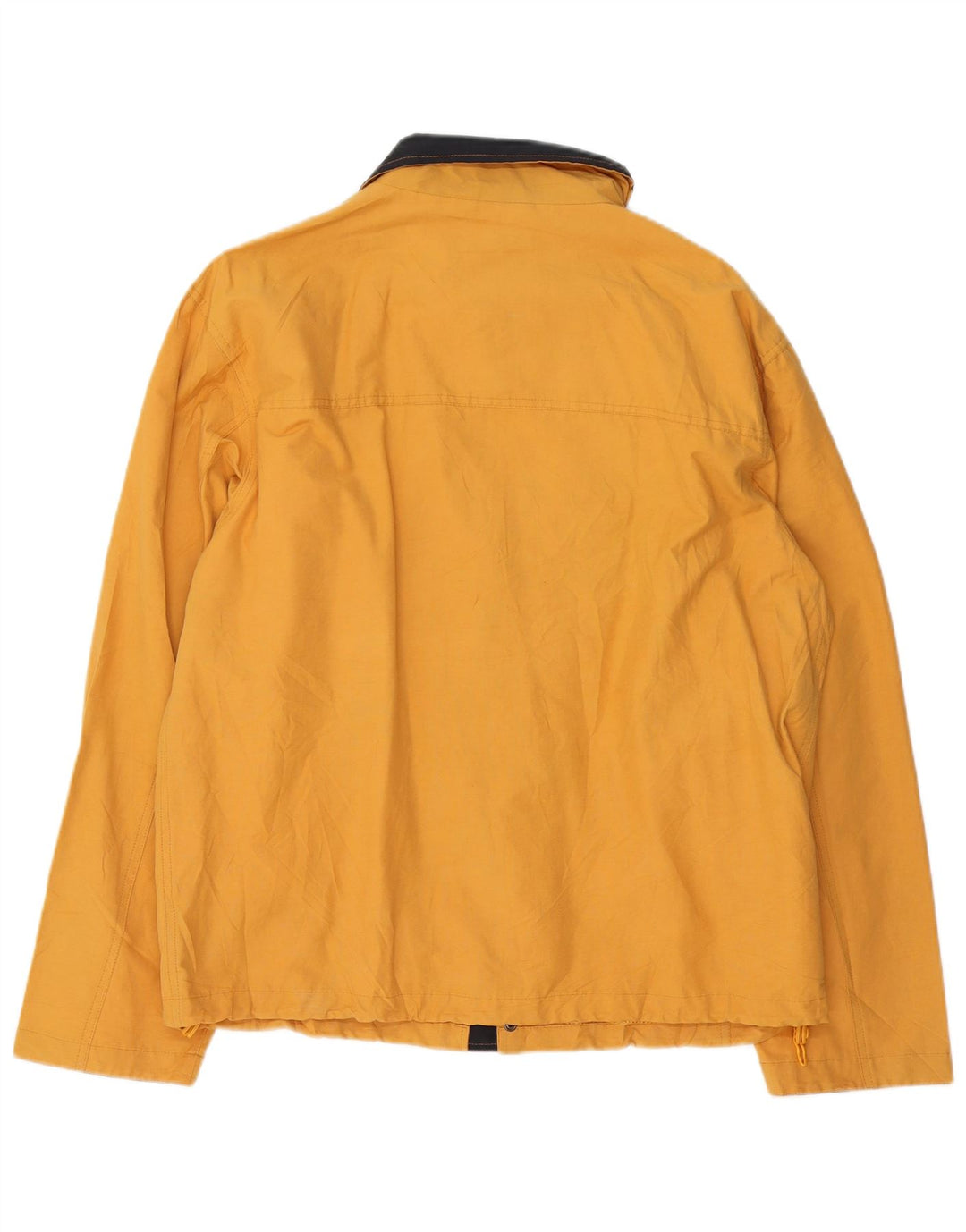 Vintage herreregnjakke UK 42 XL gul nylon