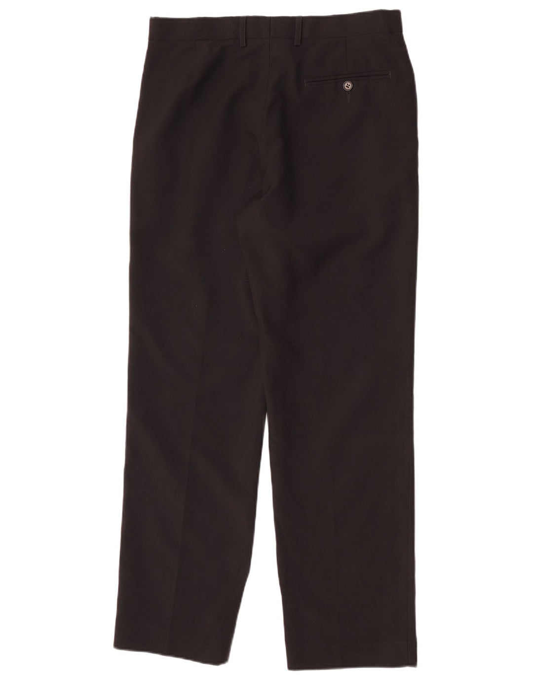Marks & Spencer Straight Suit Bukser til mænd W32 L31 Sort polyester