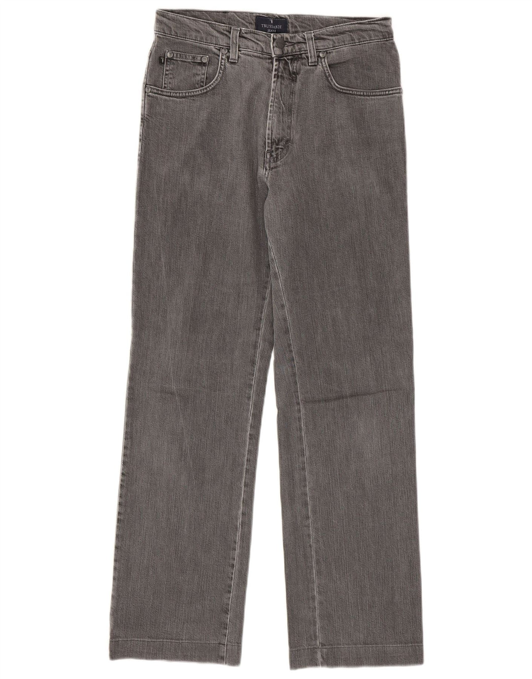 Trussardi Straight Jeans til mænd W30 L30 Grå bomuld