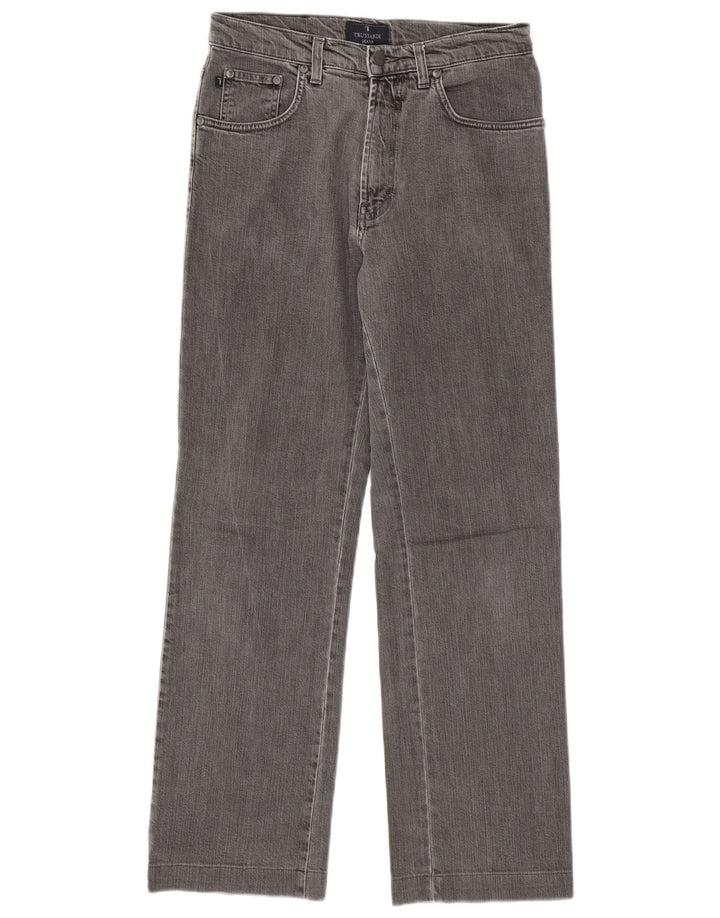 Trussardi Straight Jeans til mænd W30 L30 Grå bomuld