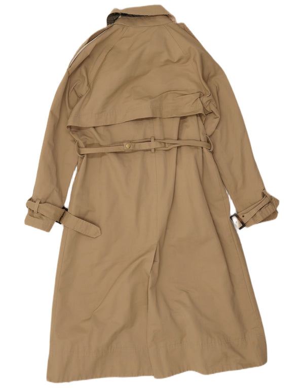 Barbour Womens Oversized Trench Coat UK 8 Small Beige