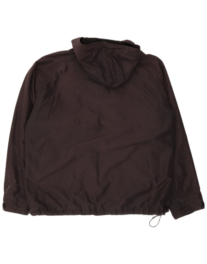 Quiksilver Mens Graphic Pullover Windbreaker Jacket UK 40 Large Black
