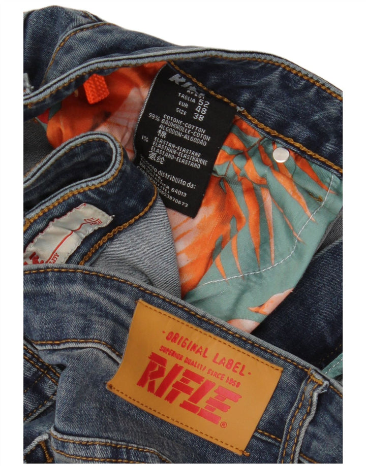 Rifle Herre Slim Jeans IT 52 XL W38 L32 Blå Bomuld