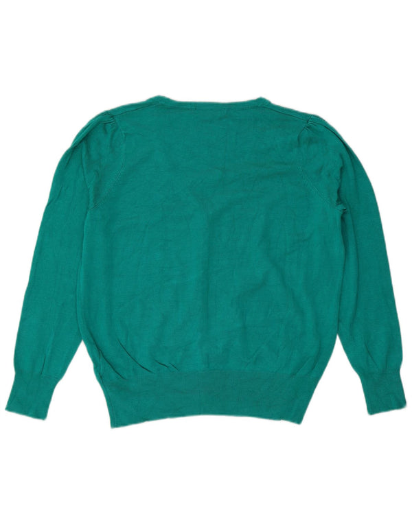 Marks & Spencer dame cardigan sweater UK 18 XL Grøn viskose