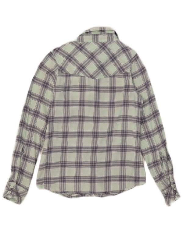Animal Dame Flanell Shirt UK 6 XS Grøn Ternet Bomuld