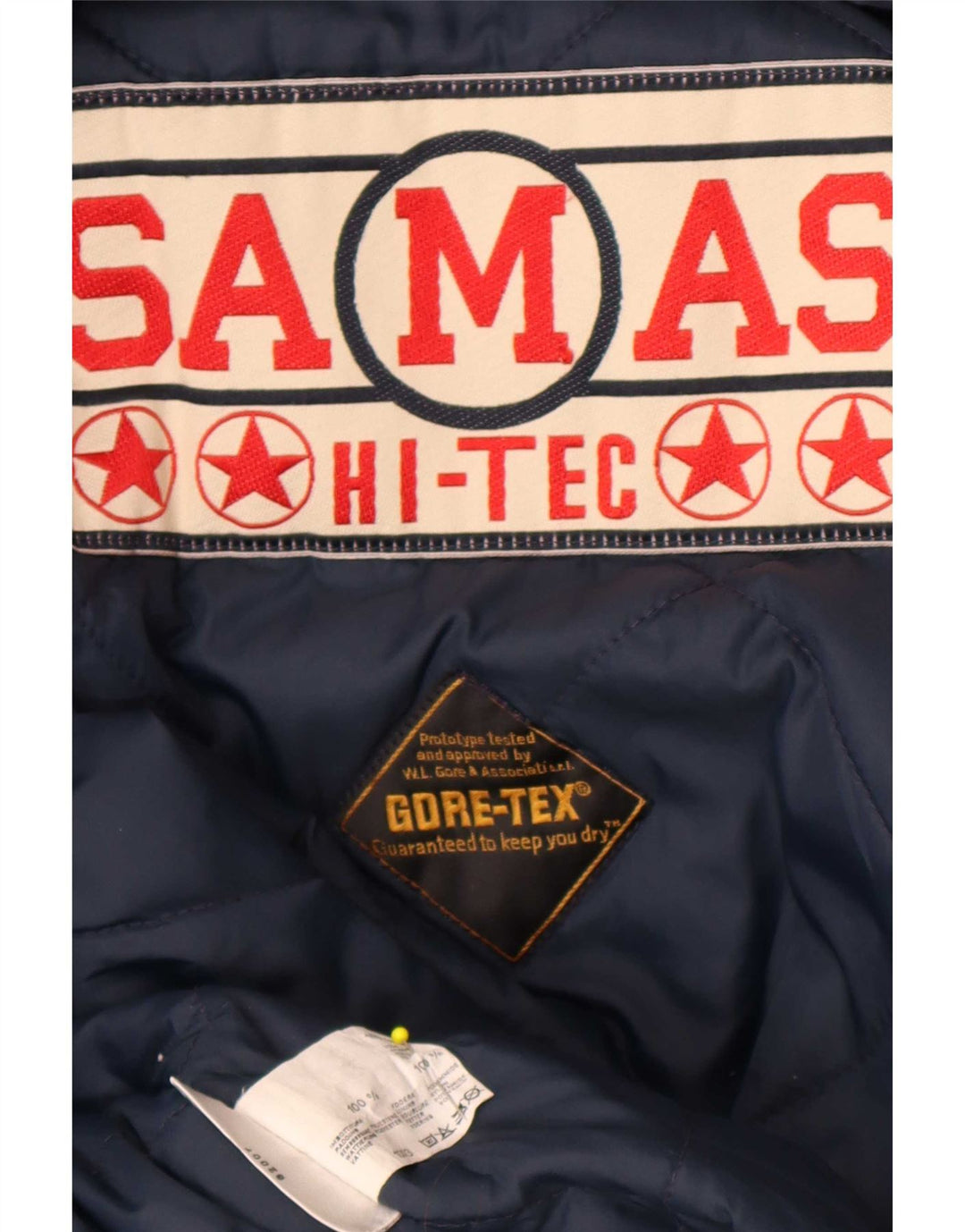 Samas Dame Hætte Ski Jumpsuit UK 12 Medium Navy Blue Polyester