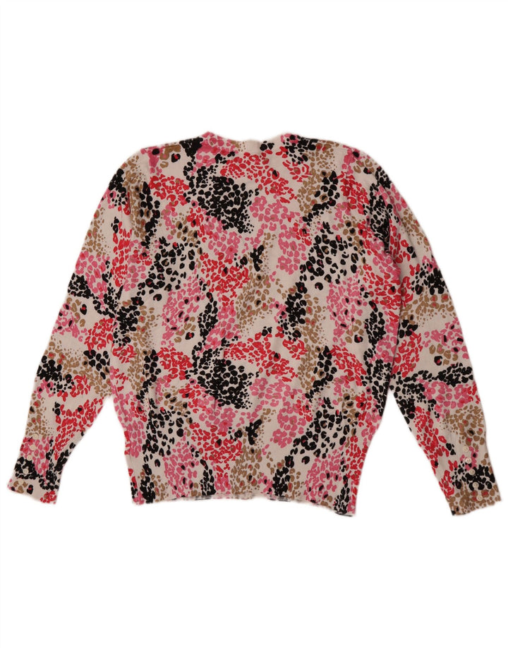 Marks & Spencer Dame sweater med rund hals DK 14 Stor Flerfarvet