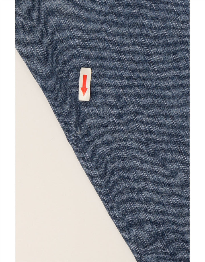 Wrangler Herre Texas Stretch Straight Jeans W38 L32 Blå Bomuld