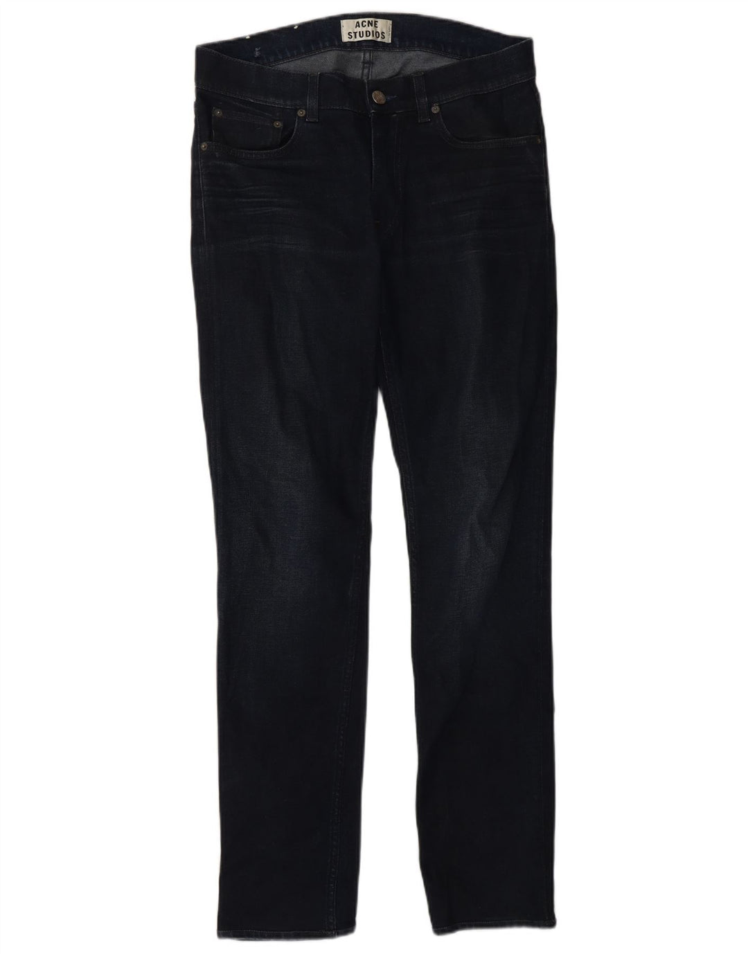 Acne Studios Herre Slim Jeans W30 L32 Marineblå Bomuld