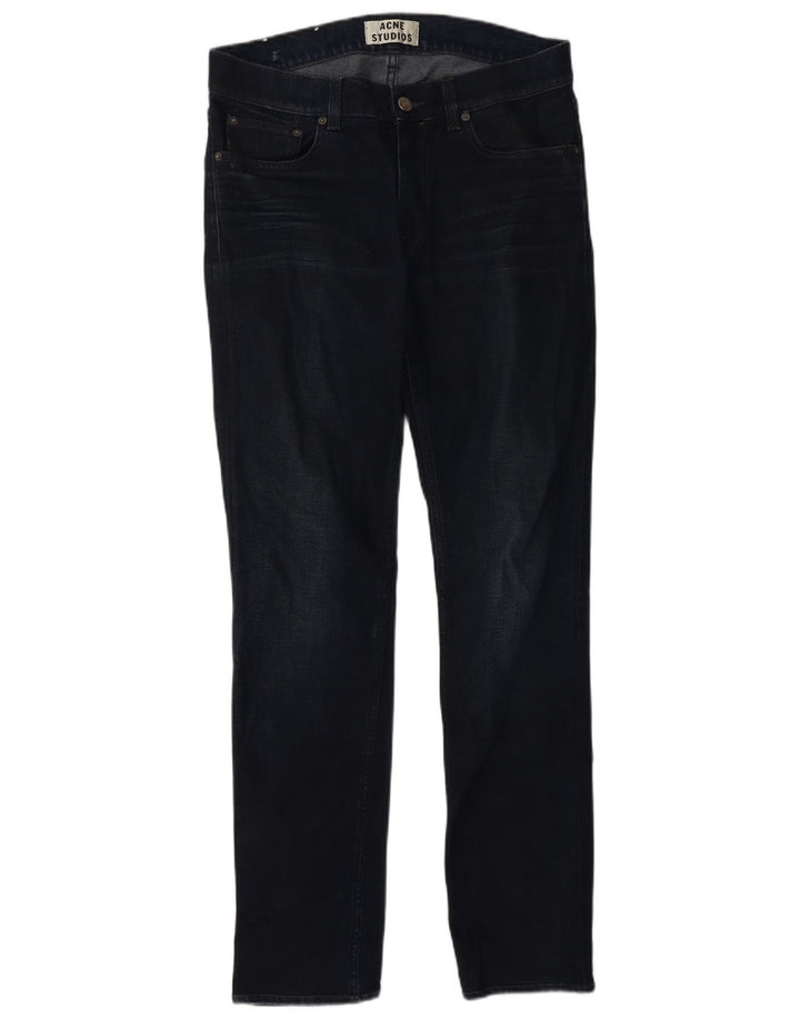 Acne Studios Herre Slim Jeans W30 L32 Marineblå Bomuld