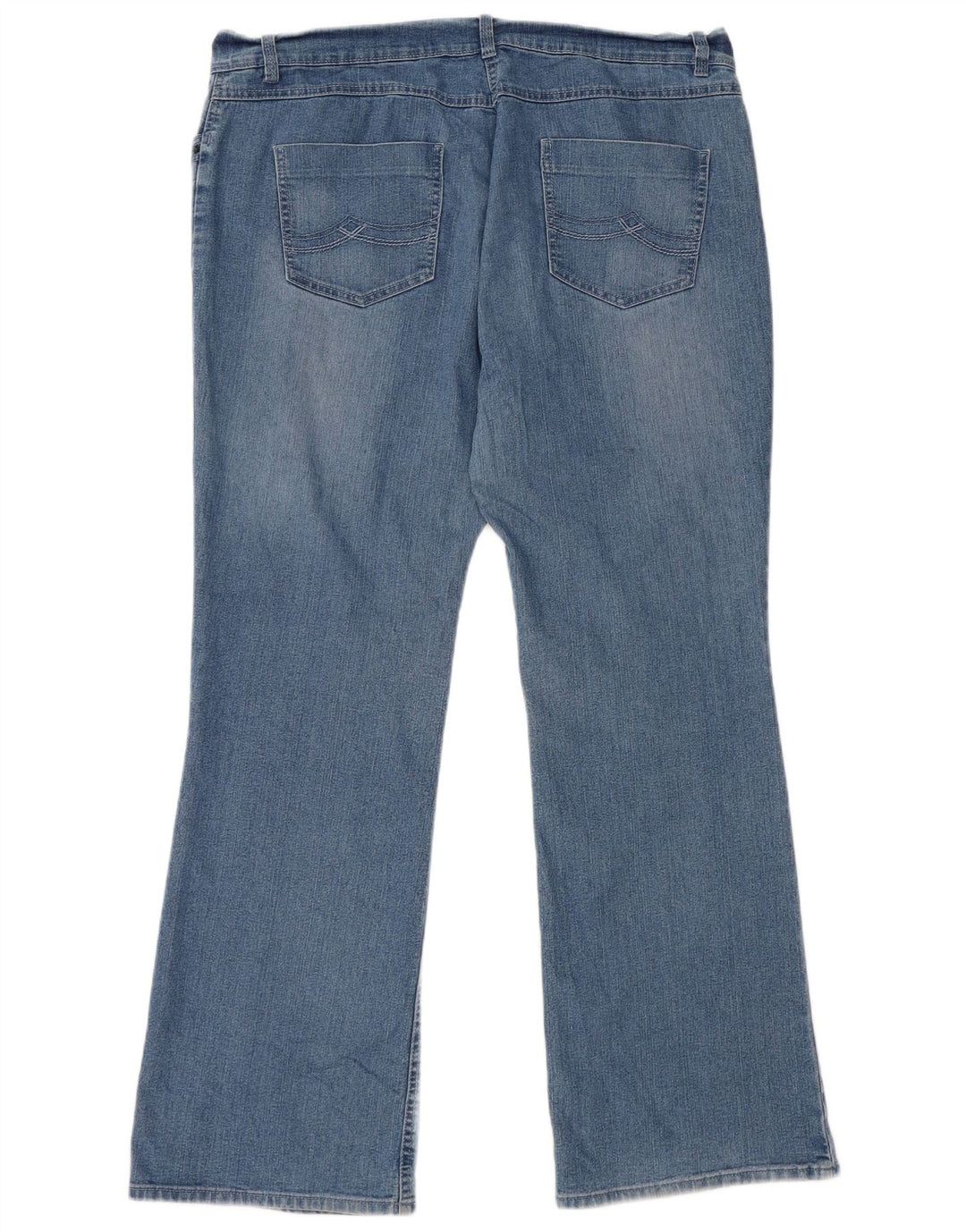 Marks & Spencer Dame Bootcut Jeans UK 18 XL W38 L30 Blå Bomuld
