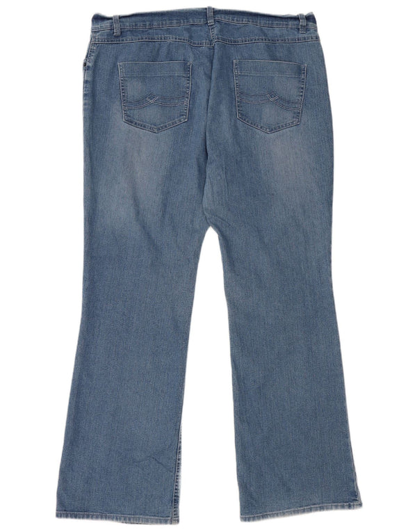 Marks & Spencer Dame Bootcut Jeans UK 18 XL W38 L30 Blå Bomuld