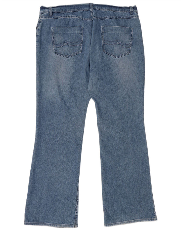 Marks & Spencer Dame Bootcut Jeans UK 18 XL W38 L30 Blå Bomuld