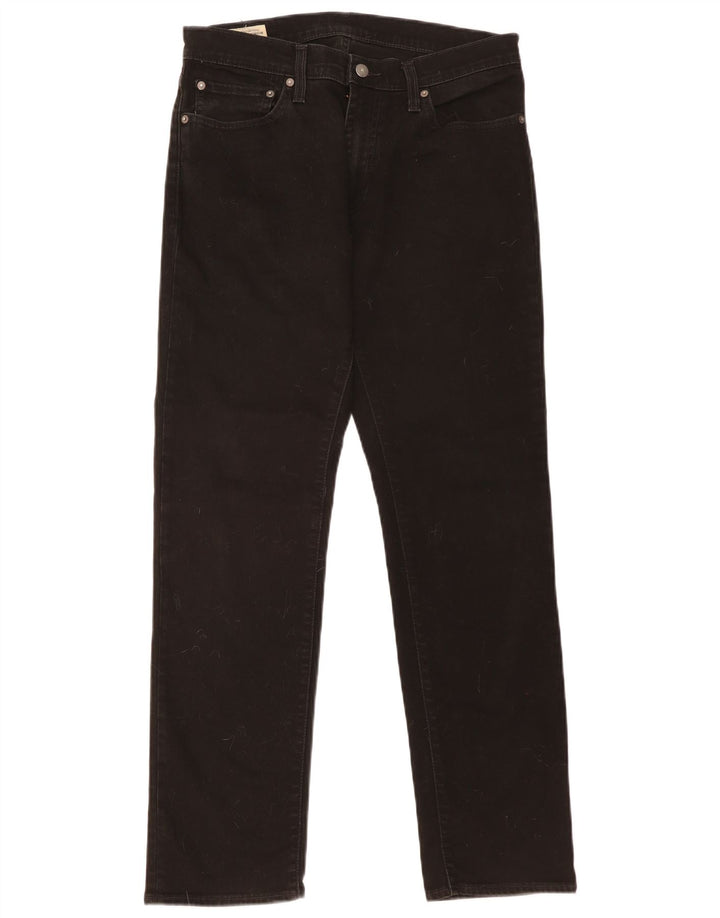 Levi's Herre 511 Slim Jeans W32 L32 Sort Bomuld