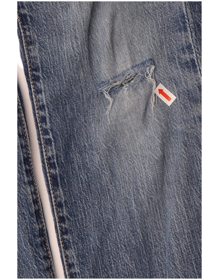 Levi's Herre 511 Distressed Slim Jeans W32 L32 Blå Bomuld