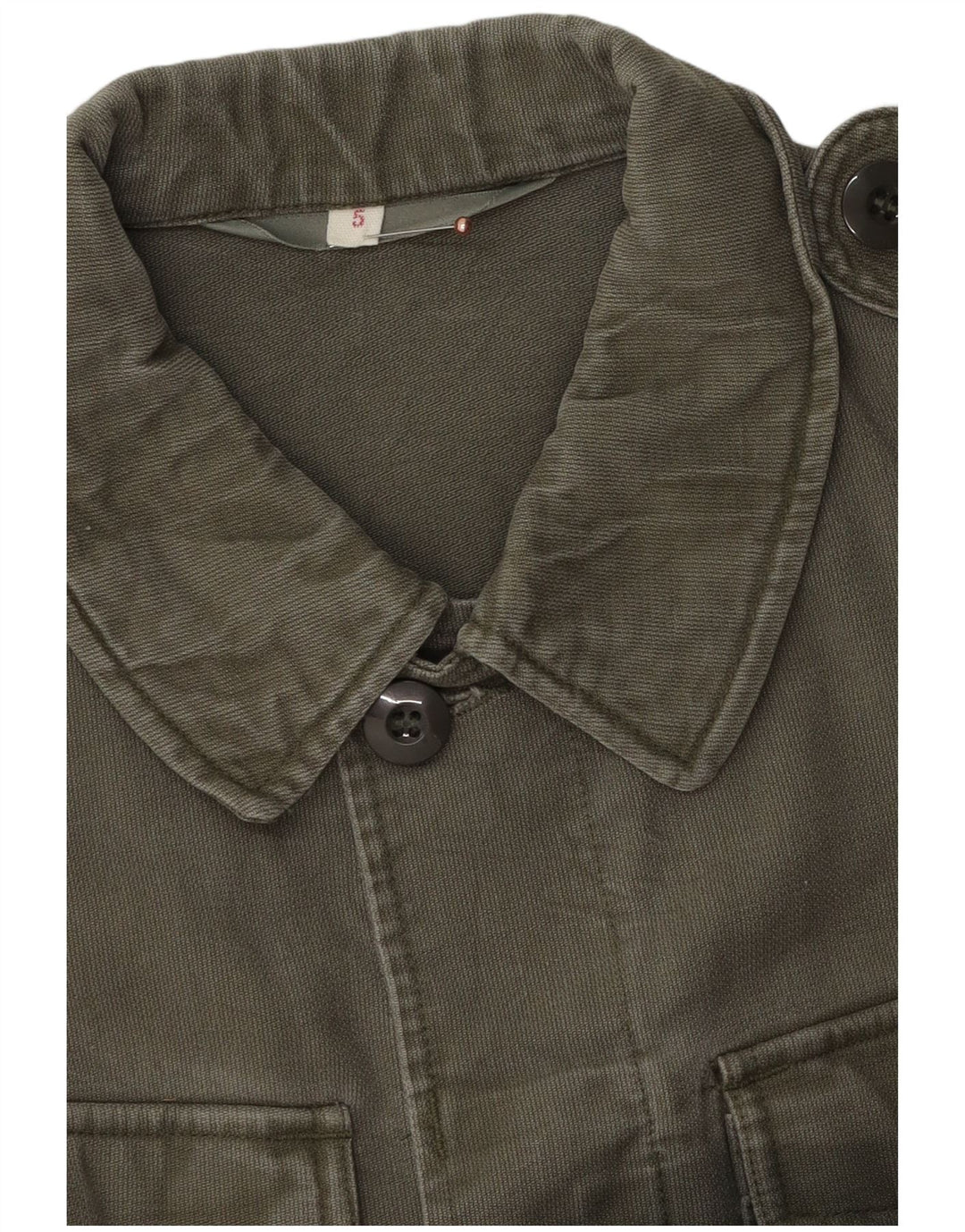 Vintage Herre Military Jacket UK 38 Medium Khaki