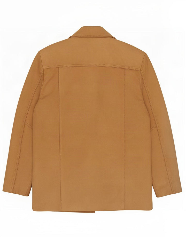 Vintage herre læderjakke UK 40 Large Beige