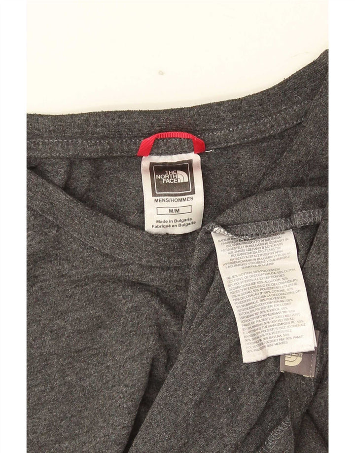 The North Face Herre T-Shirt Top Medium Grey Flecked Bomuld