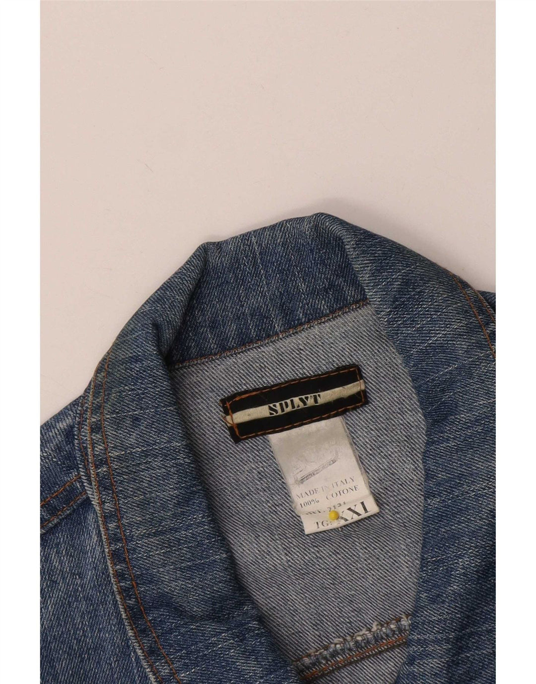 Vintage Dame denimjakke UK 20 2XL Blå Bomuld