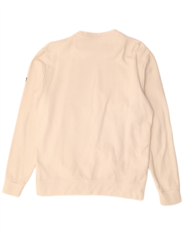 North Sails Herre Grafisk Sweatshirt Jumper XL Off White Bomuld