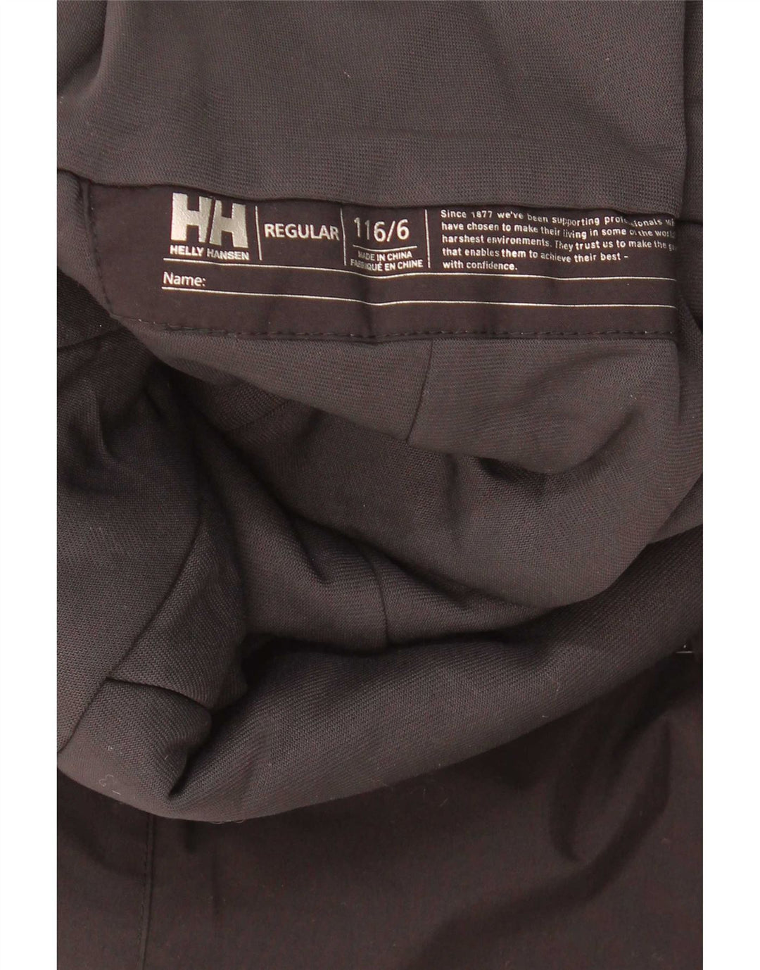 Helly Hansen Drenge Grafiske Dungarees Skibukser 5-6 År Sort Polyamid