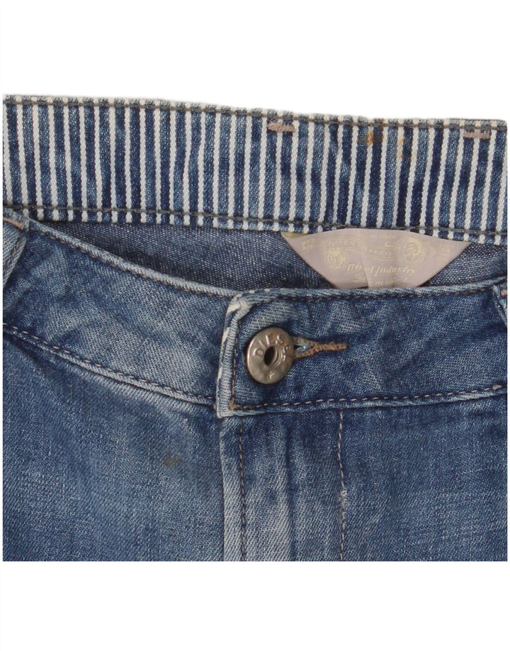 Diesel denimshorts til kvinder W28 Mellemblå bomuld