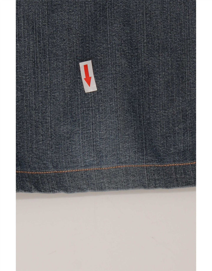 Trussardi Straight Jeans til mænd W34 L32 blå bomuld