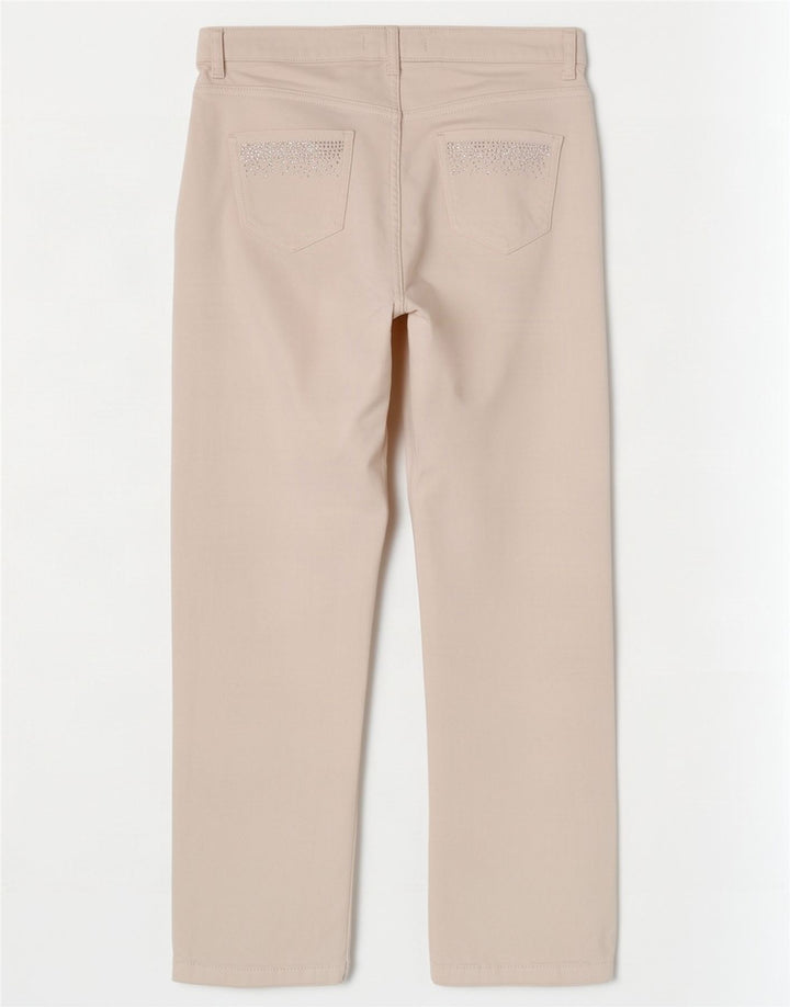 Marks & Spencer Lige jeans til kvinder UK 14 Large W32 L29 White Bomuld
