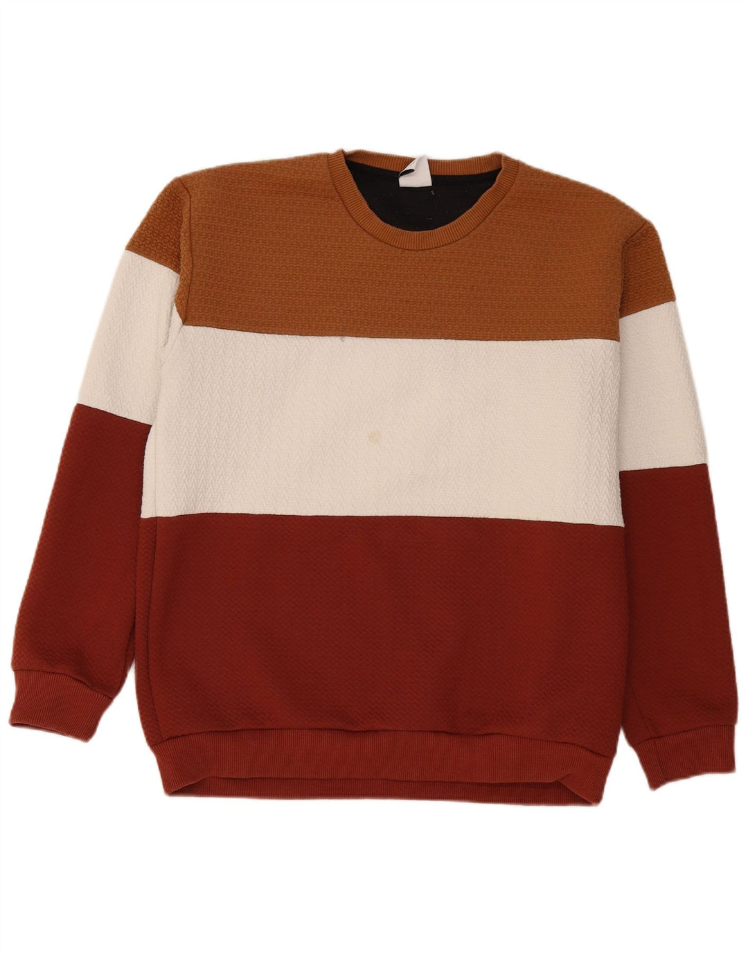 Zara Herre Sweatshirt Jumper XL Flerfarvet Colourblock Polyester