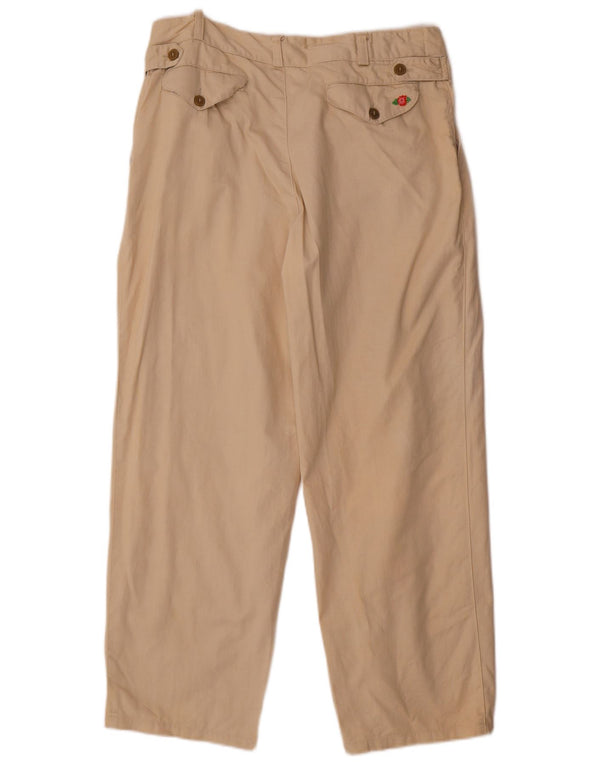 Vintage Herre Pegged Chino Bukser IT 50 Large W34 L26 Beige