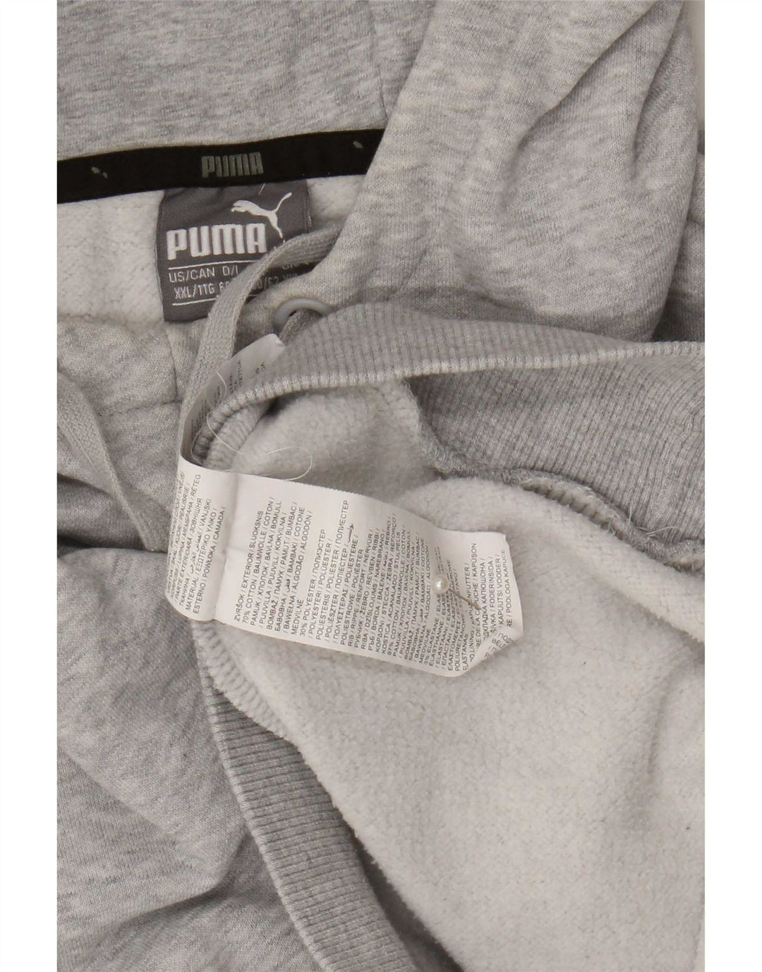Puma Hættetrøje til mænd 2XL Grå Bomuld