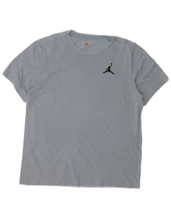Jordan Herre T-Shirt Top Stor Blå Bomuld