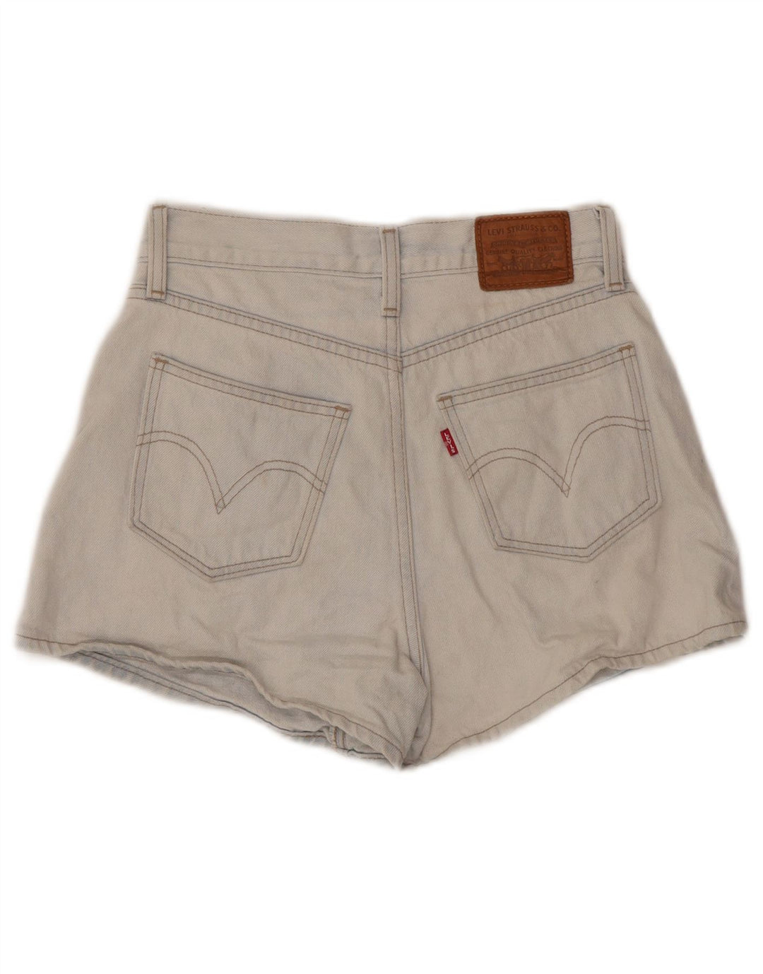 LEVI'S højtaljede denimshorts til kvinder W25 XS blå bomuld