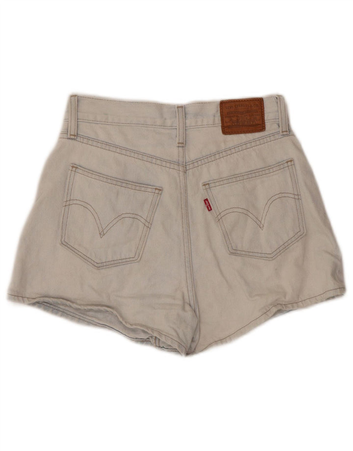 LEVI'S højtaljede denimshorts til kvinder W25 XS blå bomuld