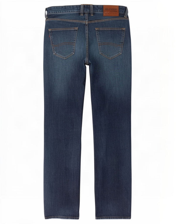 Tommy Hilfiger Slim Jeans til mænd W28 L32 Navy Blue Cotton