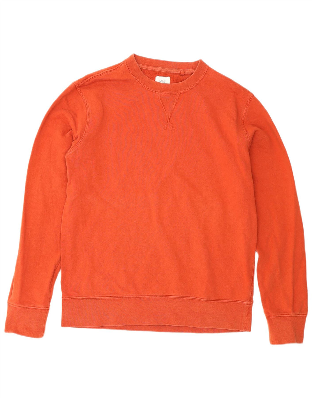 Marks & Spencer Herre sweatshirt Jumper Medium Orange Bomuld