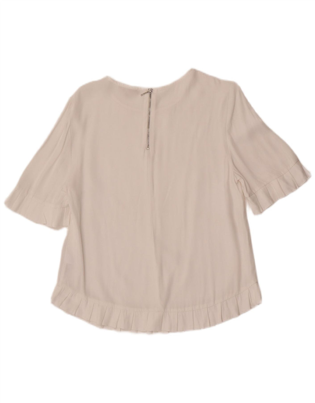 Phase Eight Damebluse Top UK 12 Medium White Viscose