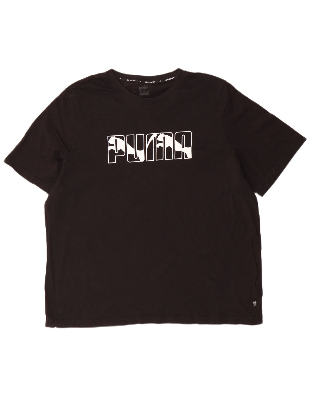 PUMA Herre grafisk T-shirt top 2XL sort bomuld