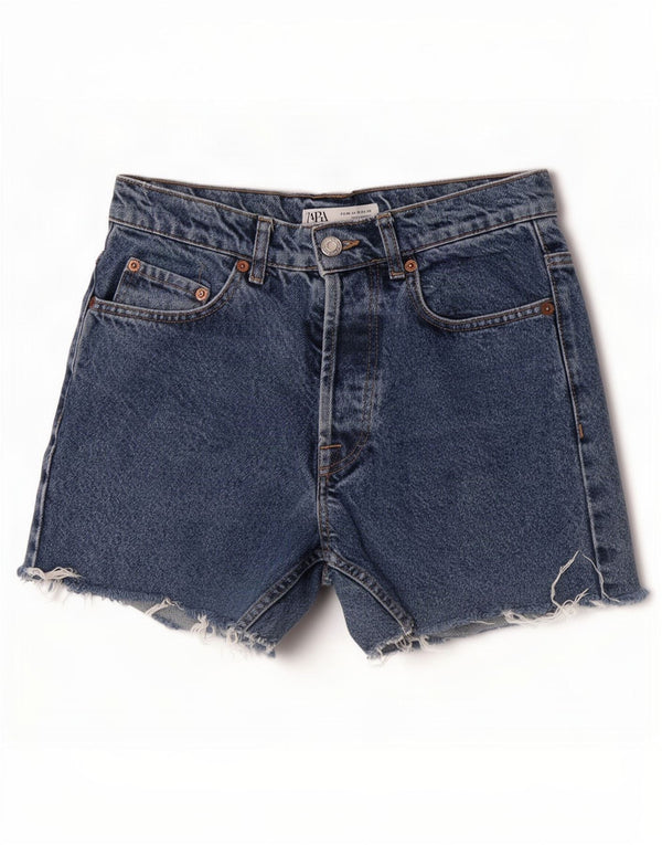 Zara Herre Denim Shorts EU 38 Small W30 Blue