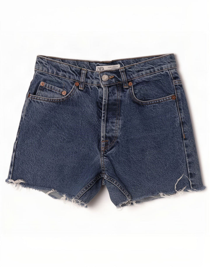 Zara Herre Denim Shorts EU 38 Small W30 Blue