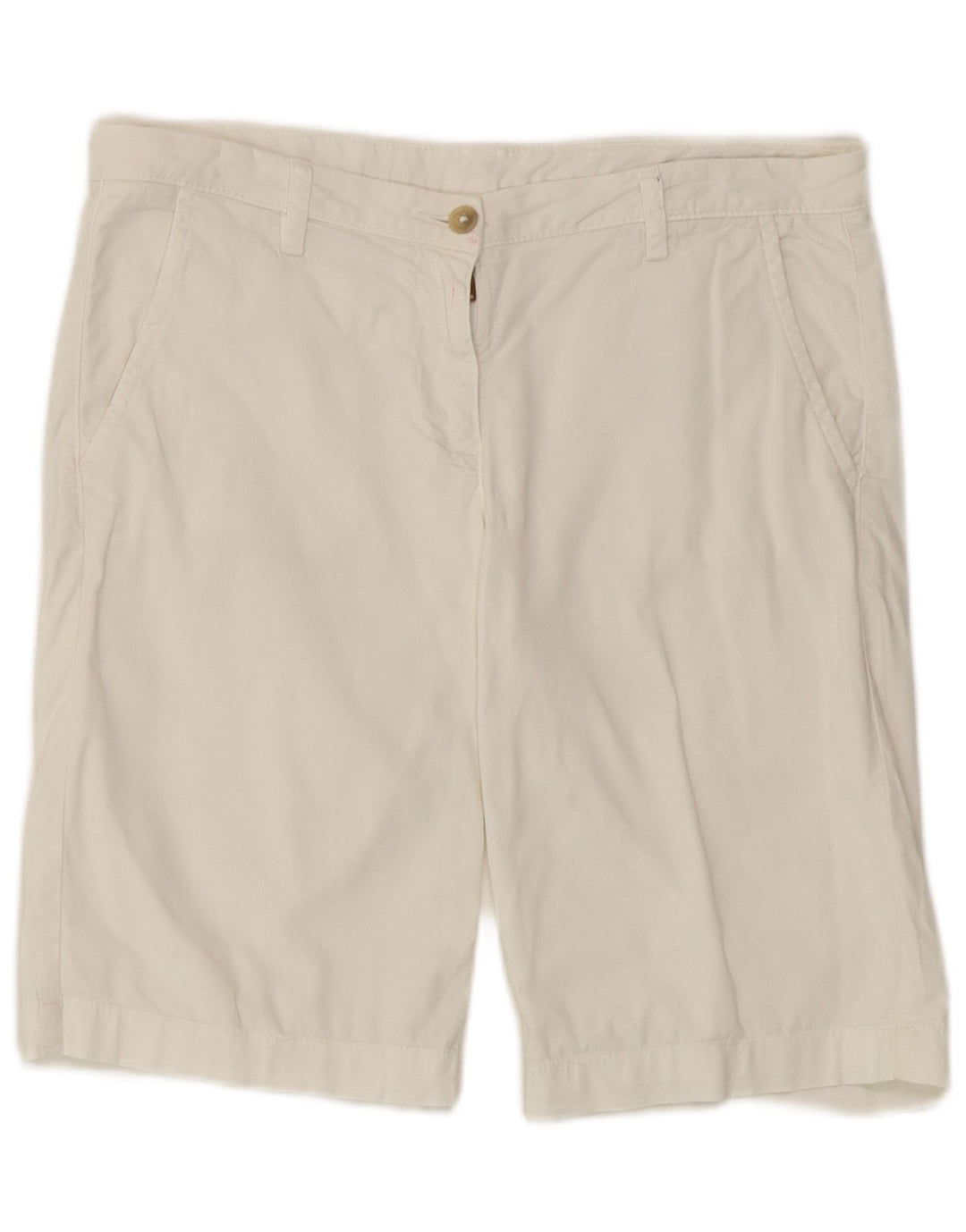 Kappa Chino Shorts til kvinder EU 40 Medium W32 Hvid Bomuld