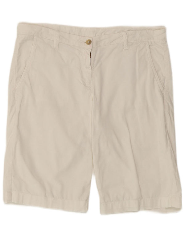 Kappa Womens Chino Shorts EU 40 Medium W32  White Cotton