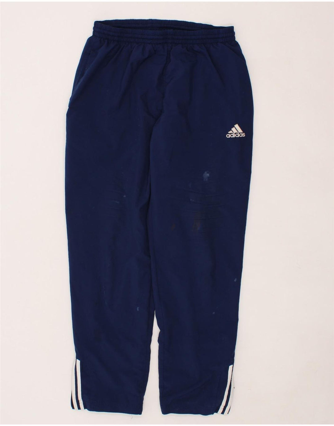 ADIDAS Mens Tracksuit Trousers UK 40/42 Medium  Navy Blue Polyester Vintage Adidas and Second-Hand Adidas from Messina Hembry 