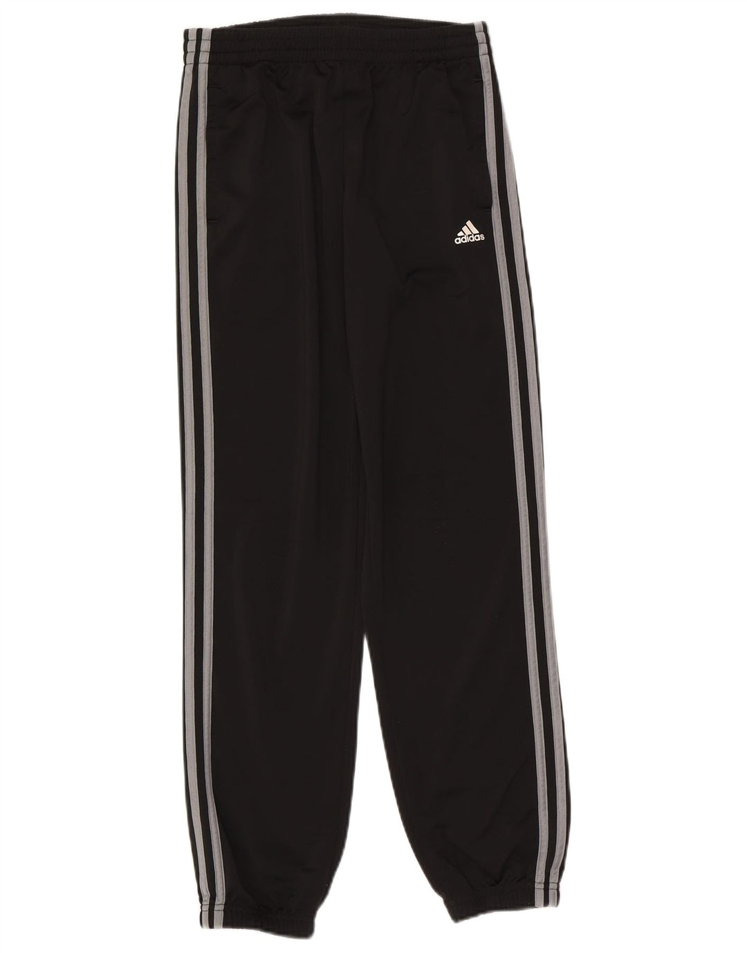 Adidas Drenge Træningsdragt Bukser Joggers 13-14 År Sort Polyester