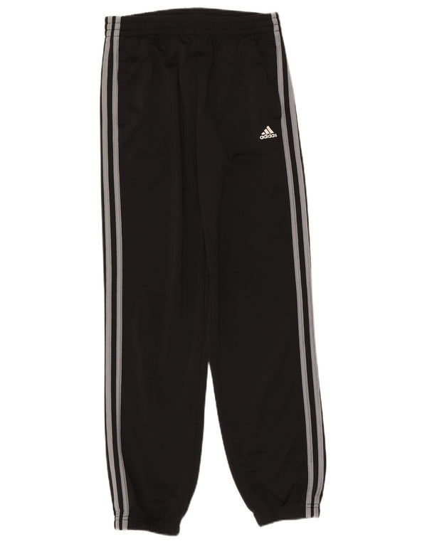 Adidas Drenge Træningsdragt Bukser Joggers 13-14 År Sort Polyester
