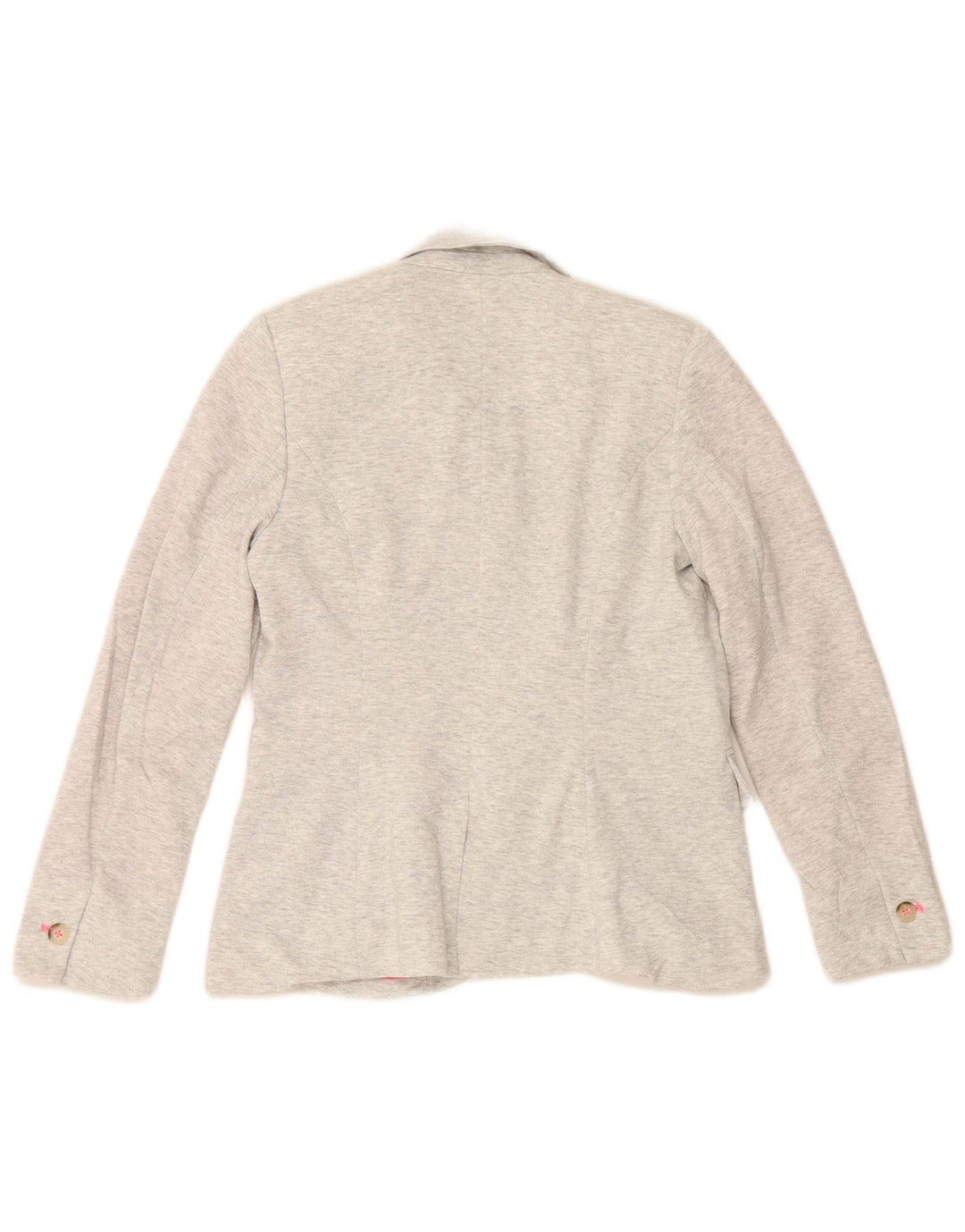 Joules Dame 1 Knap Blazer Jacket UK 10 Small Grå Flecked Polyester
