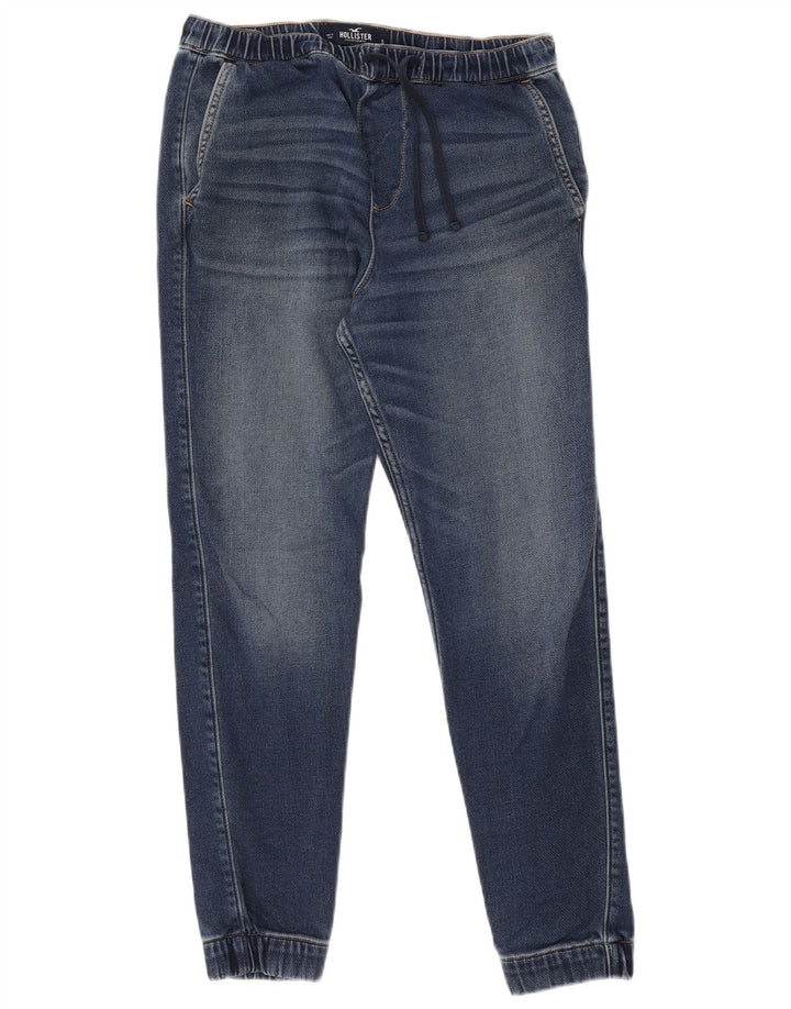 Hollister Herre joggers Jegging Jeans Små W29 L28 Blå Bomuld