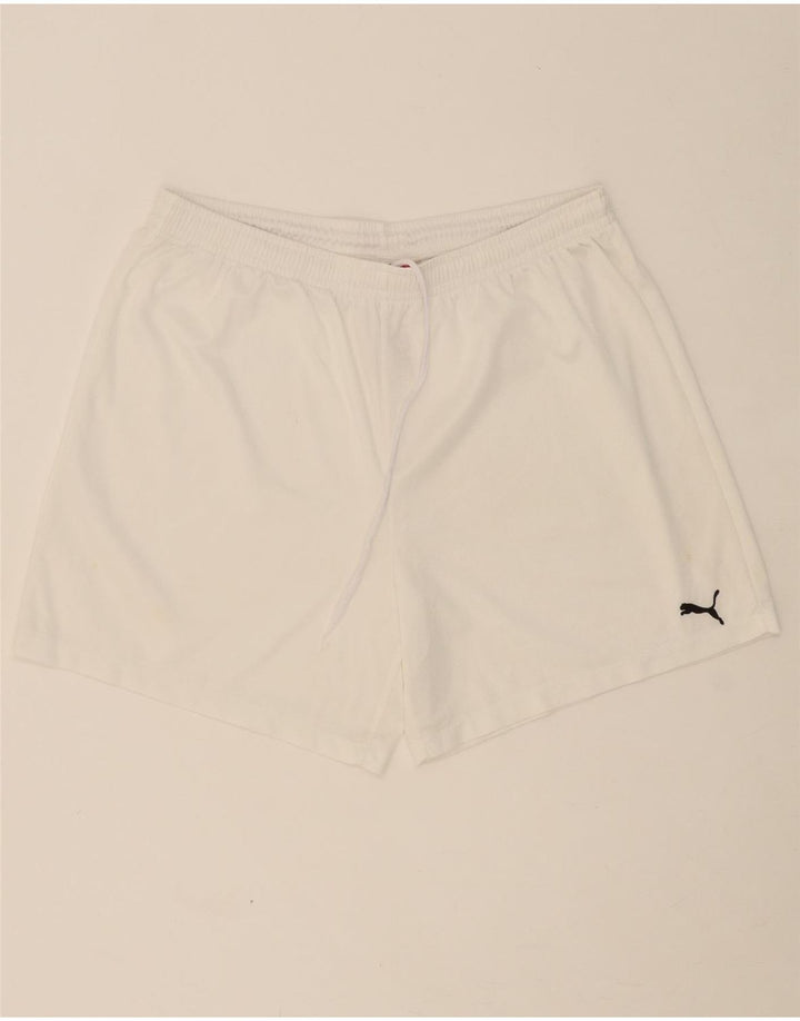 PUMA Mens Sport Shorts XL  White Polyester Vintage Puma and Second-Hand Puma from Messina Hembry 